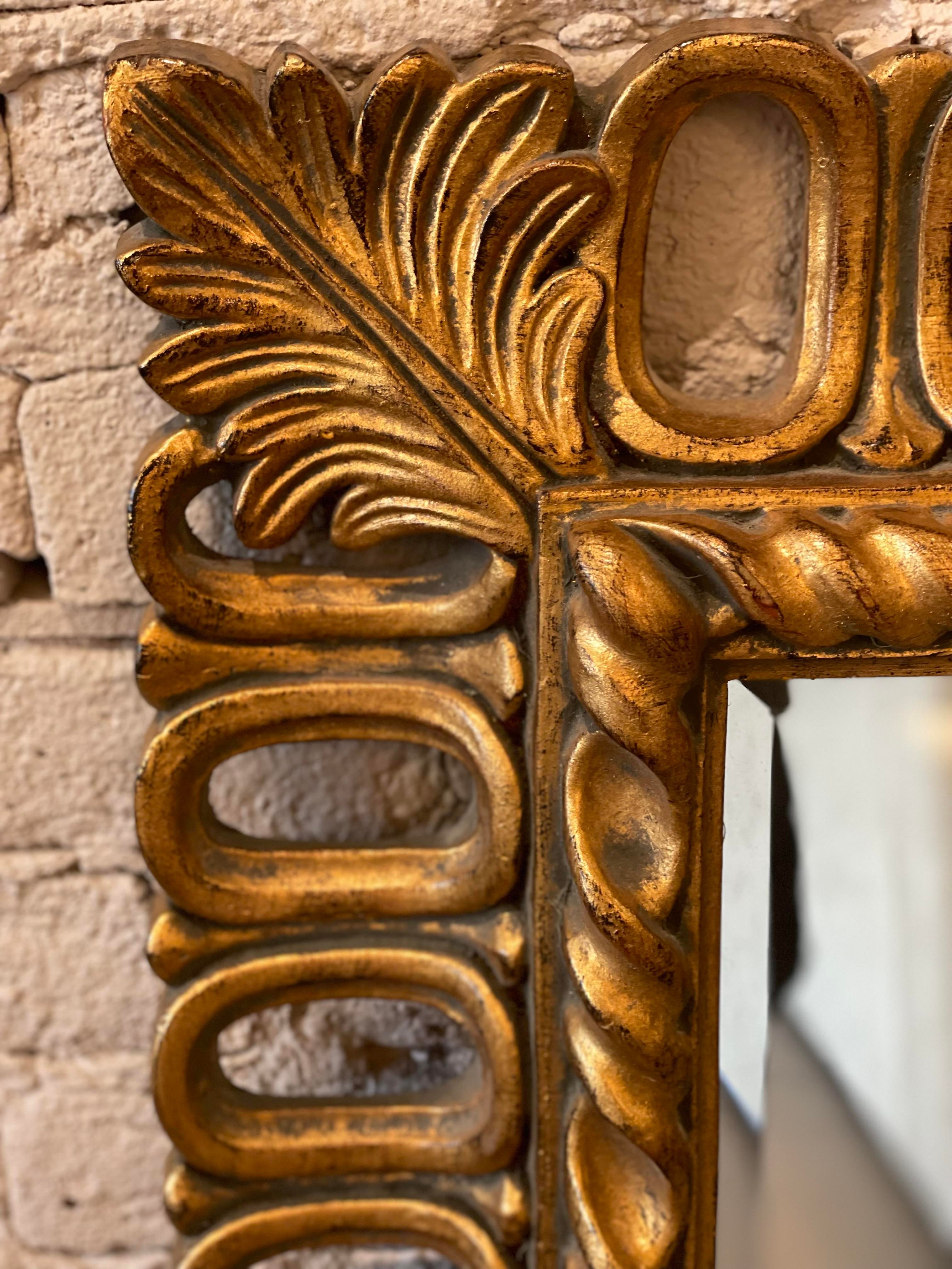 Vintage Gold Gilt Mirror