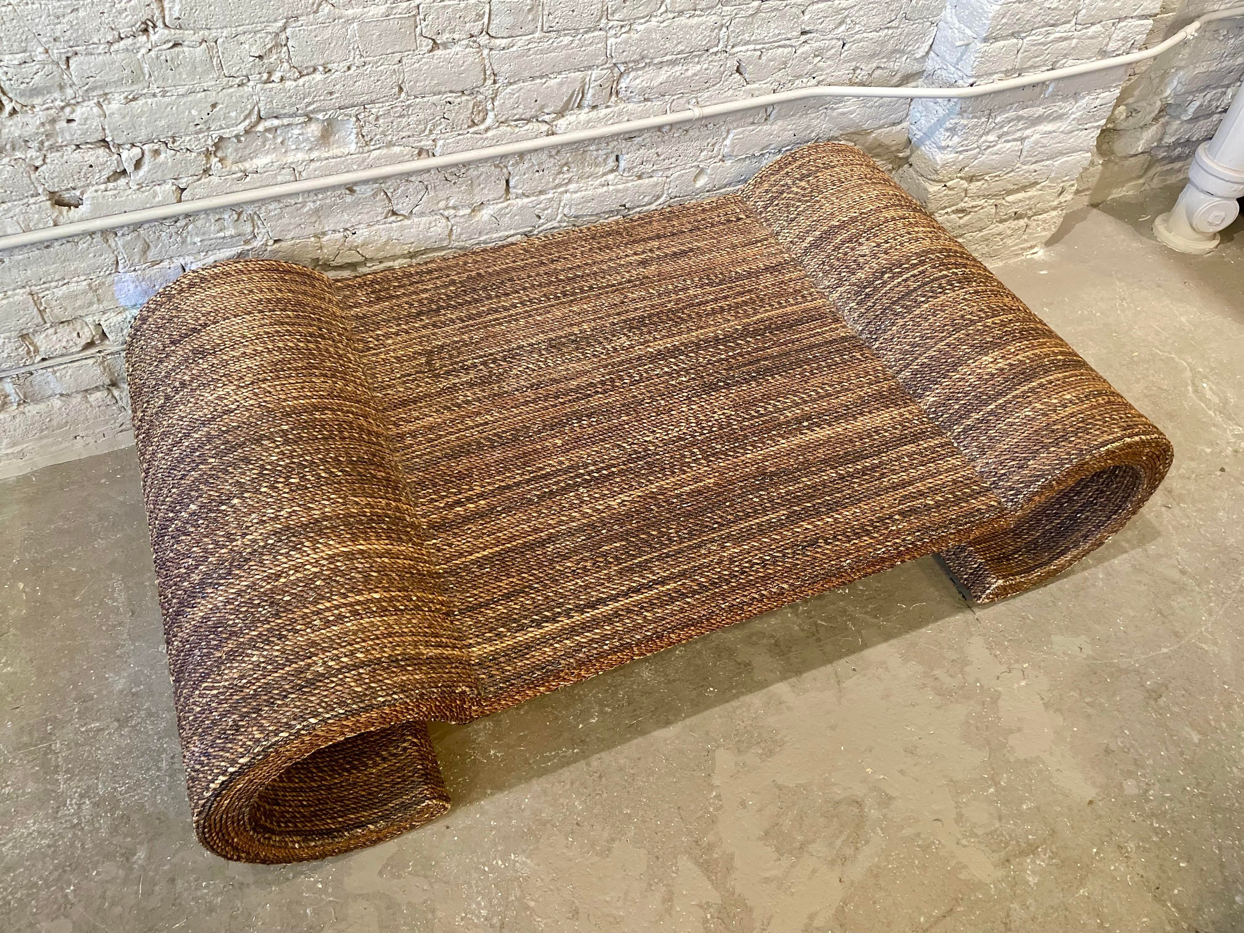 Vintage Twisted Rope Coffee Table