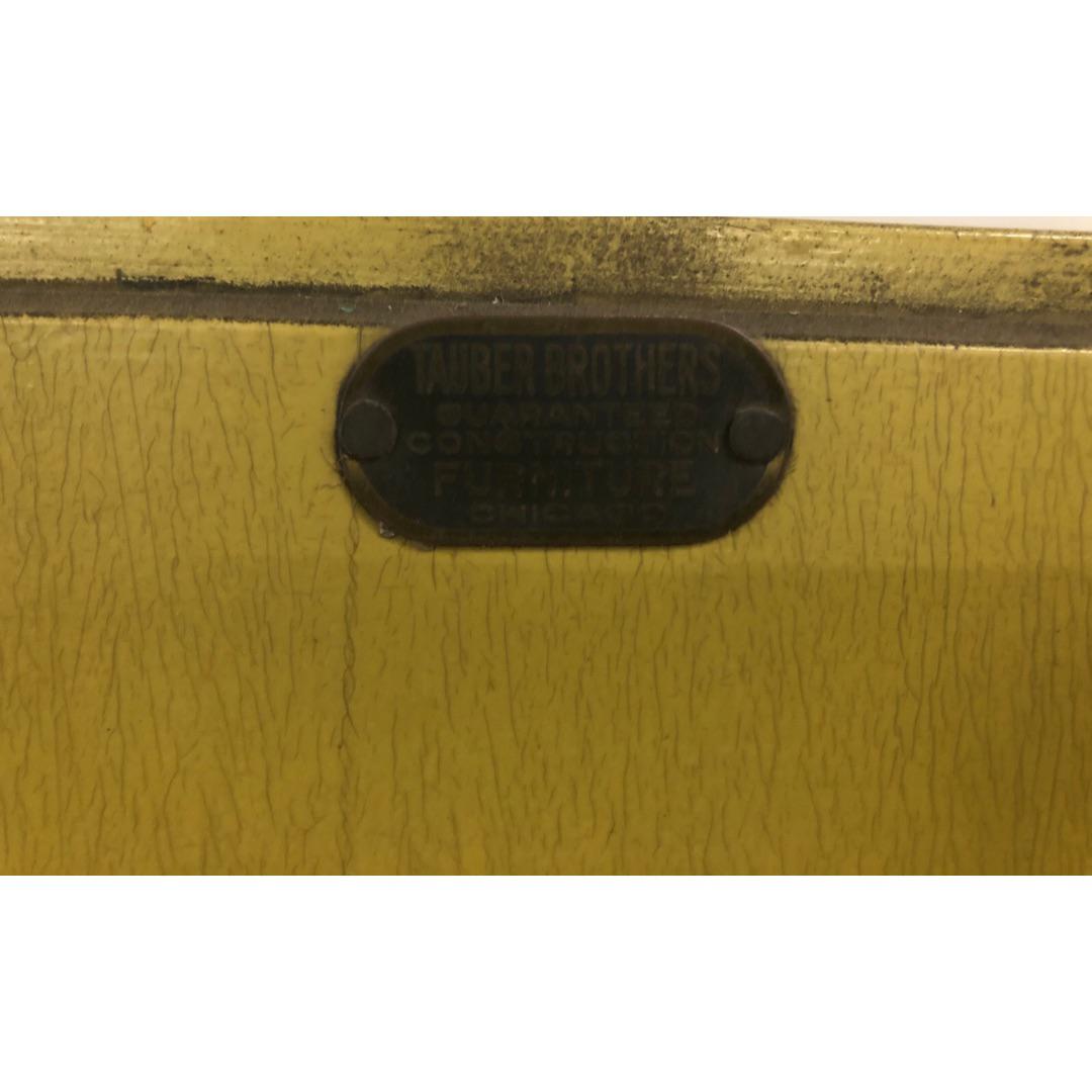1920s Chinoiserie Yellow Cabinet Armoire Bar Cabinet