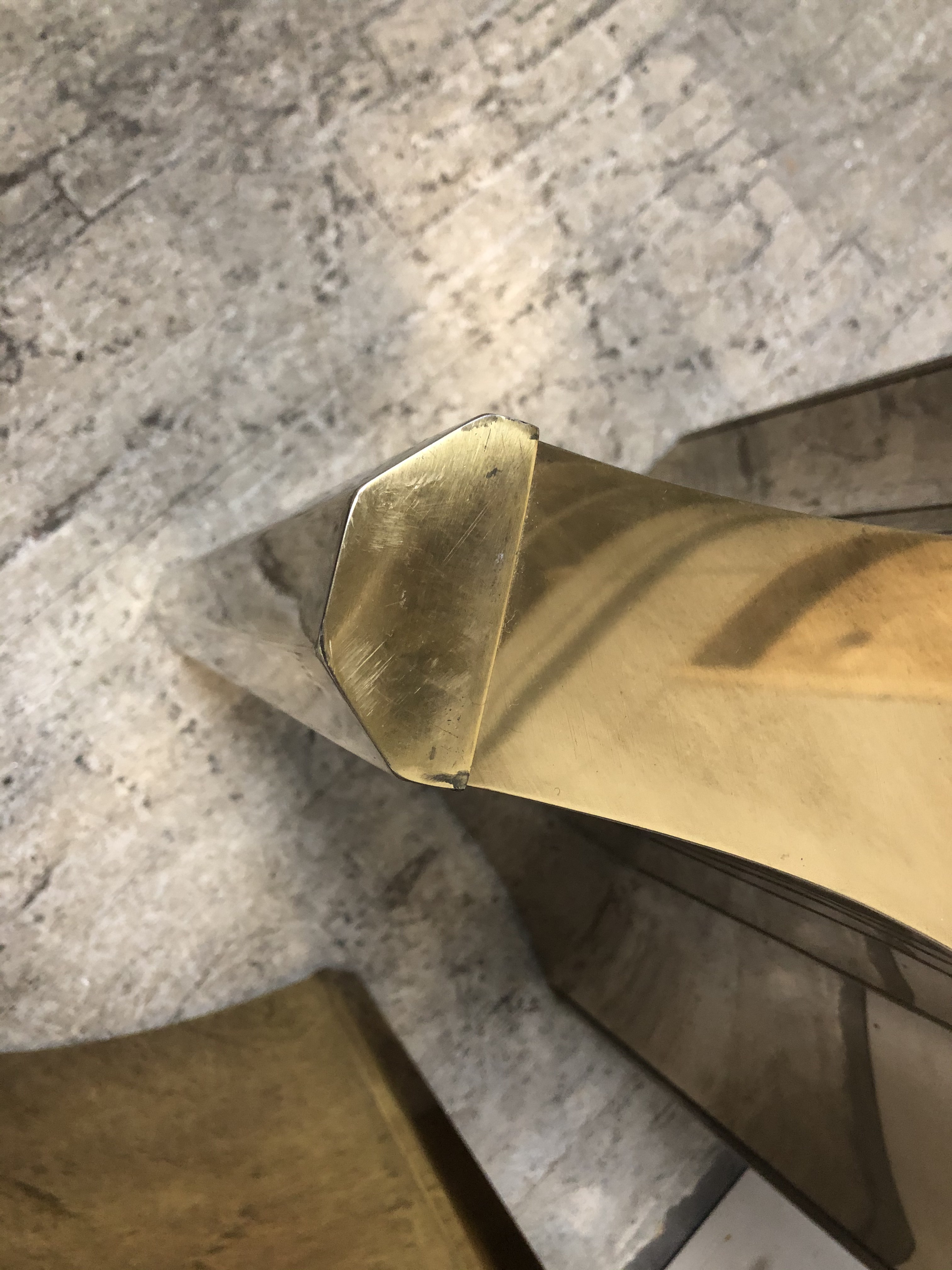 1960s Mastercraft Triboli Brass Pedestals - Only One Available