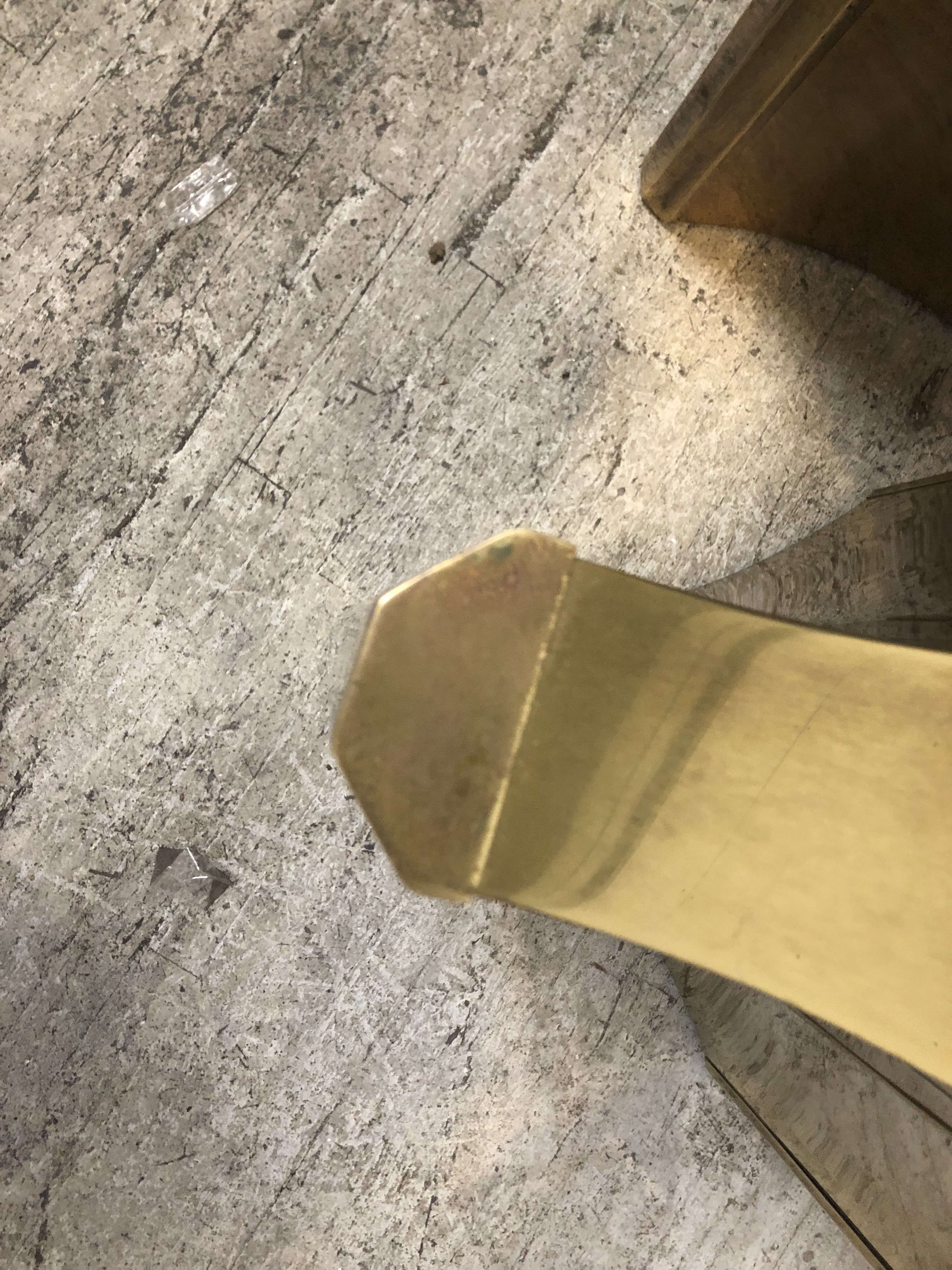 1960s Mastercraft Triboli Brass Pedestals - Only One Available