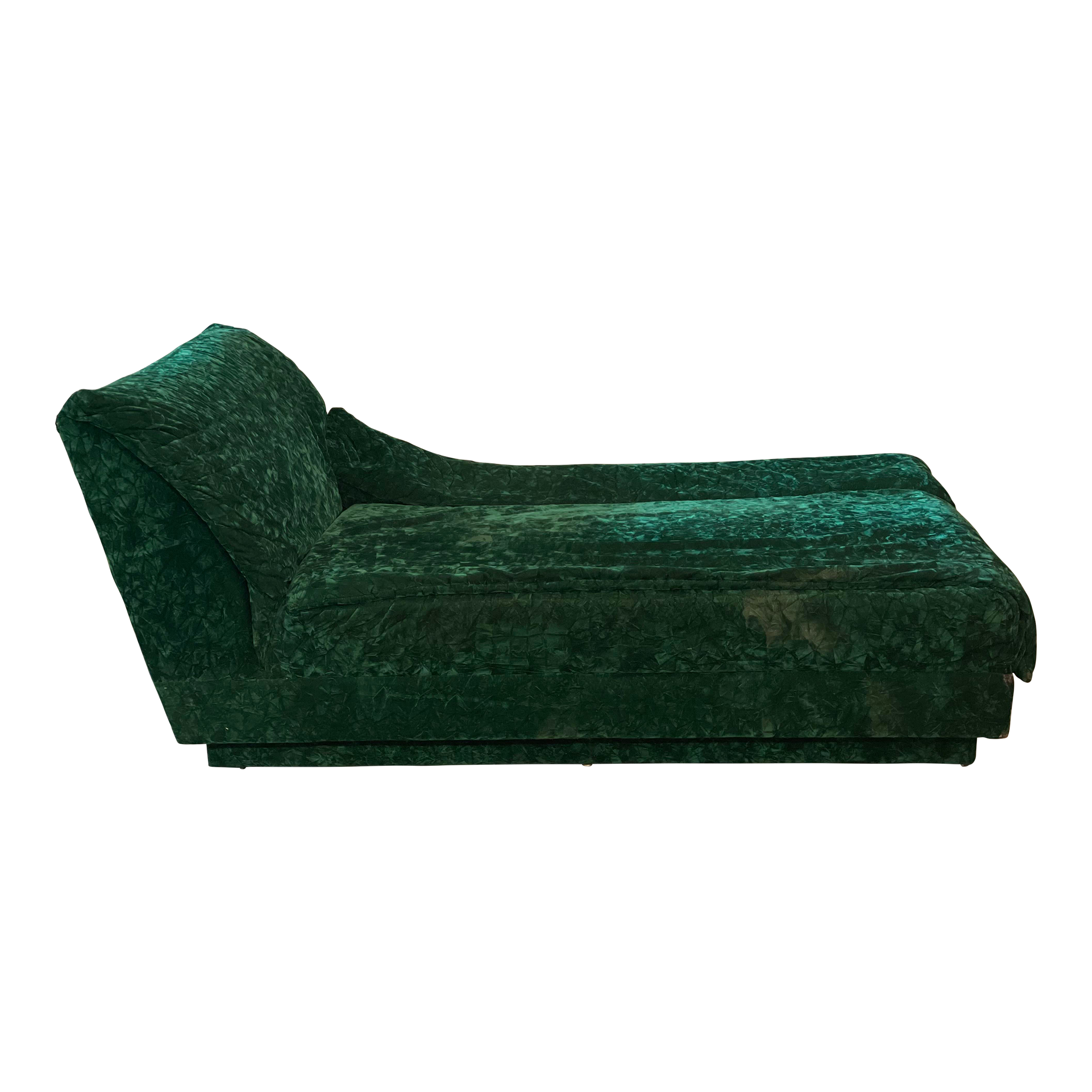 1980s Postmodern Minimalist Chaise Lounge
