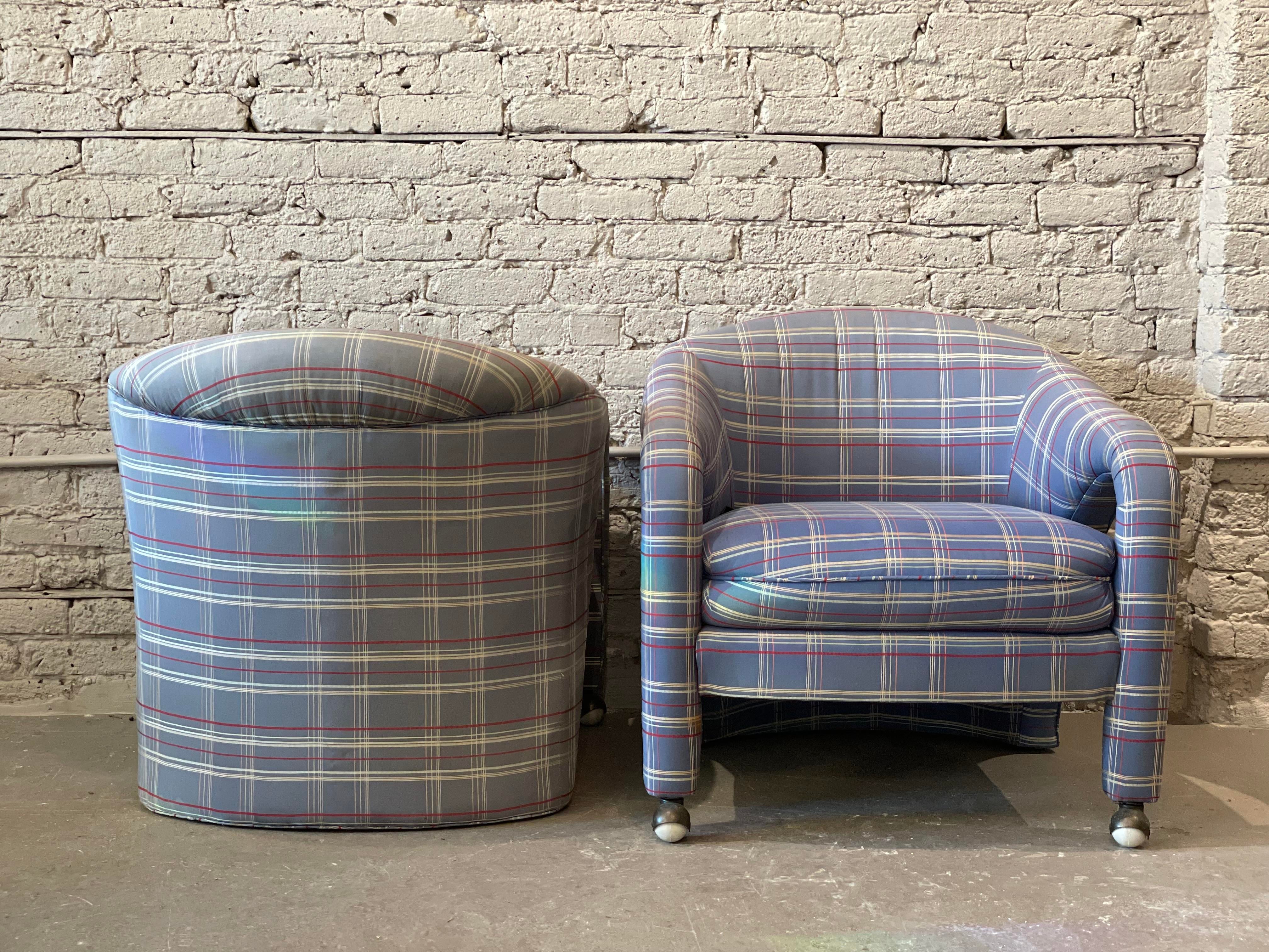 1980s Postmodern Sculptural Arc Chairs