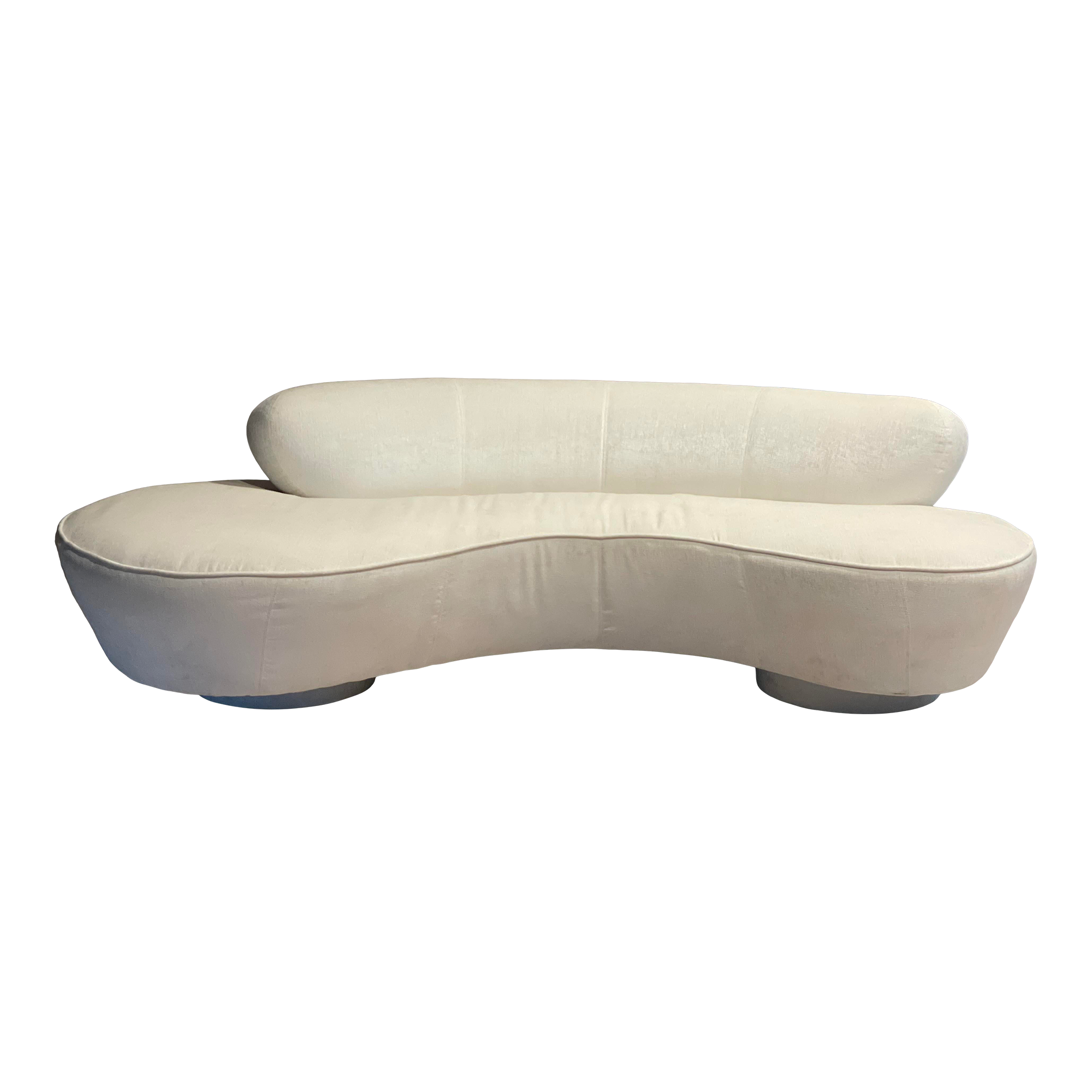 Vladimir Kagan Directional Cloud Serpentine Sofa
