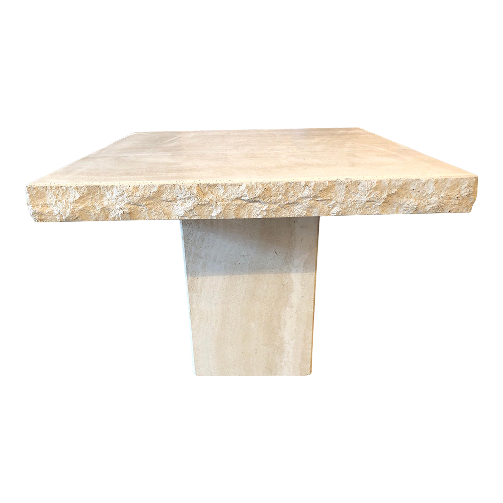 Stone International Travertine Live Edge Coffee Table