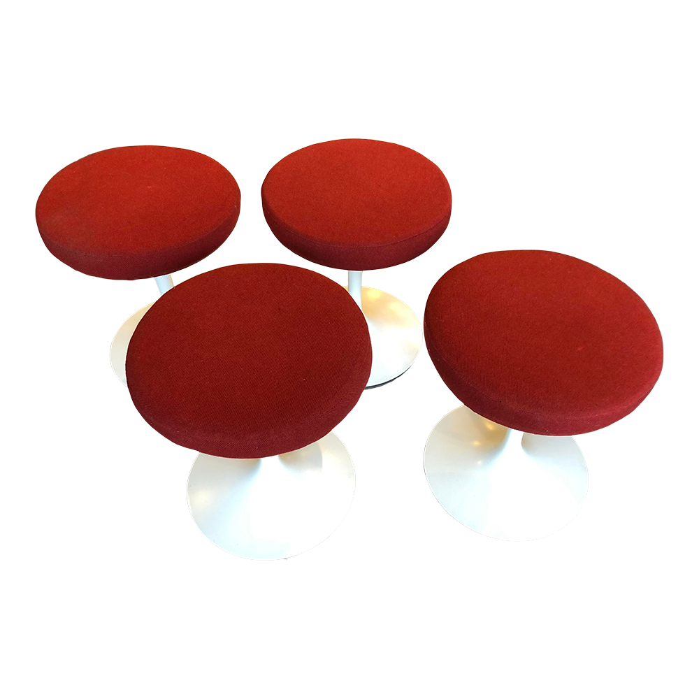 Tulip Stools by Eero Saarinen for Knoll - Set of 4