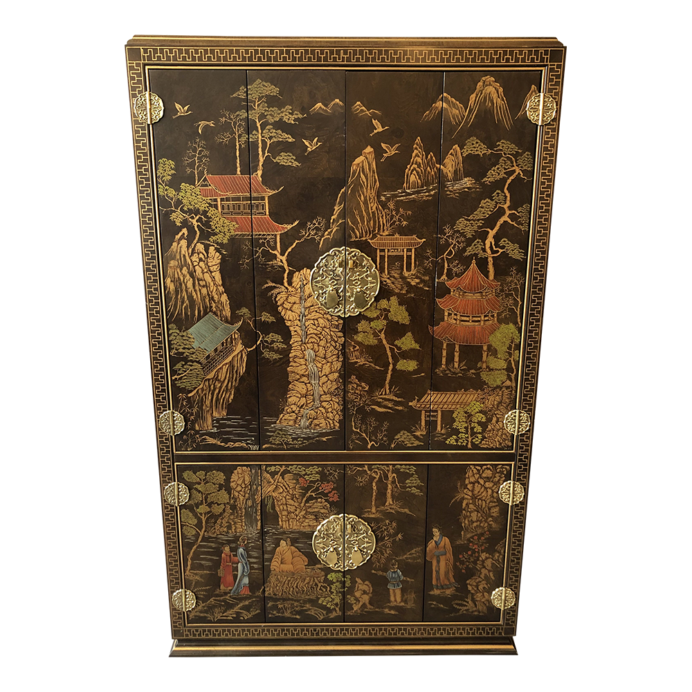 Henredon Asian Cabinet Armoire