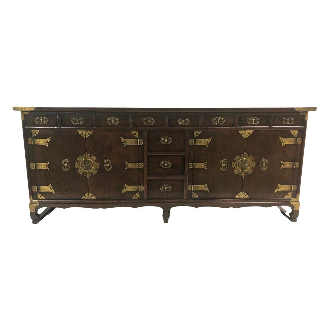 Antique Korean Wooden Credenza