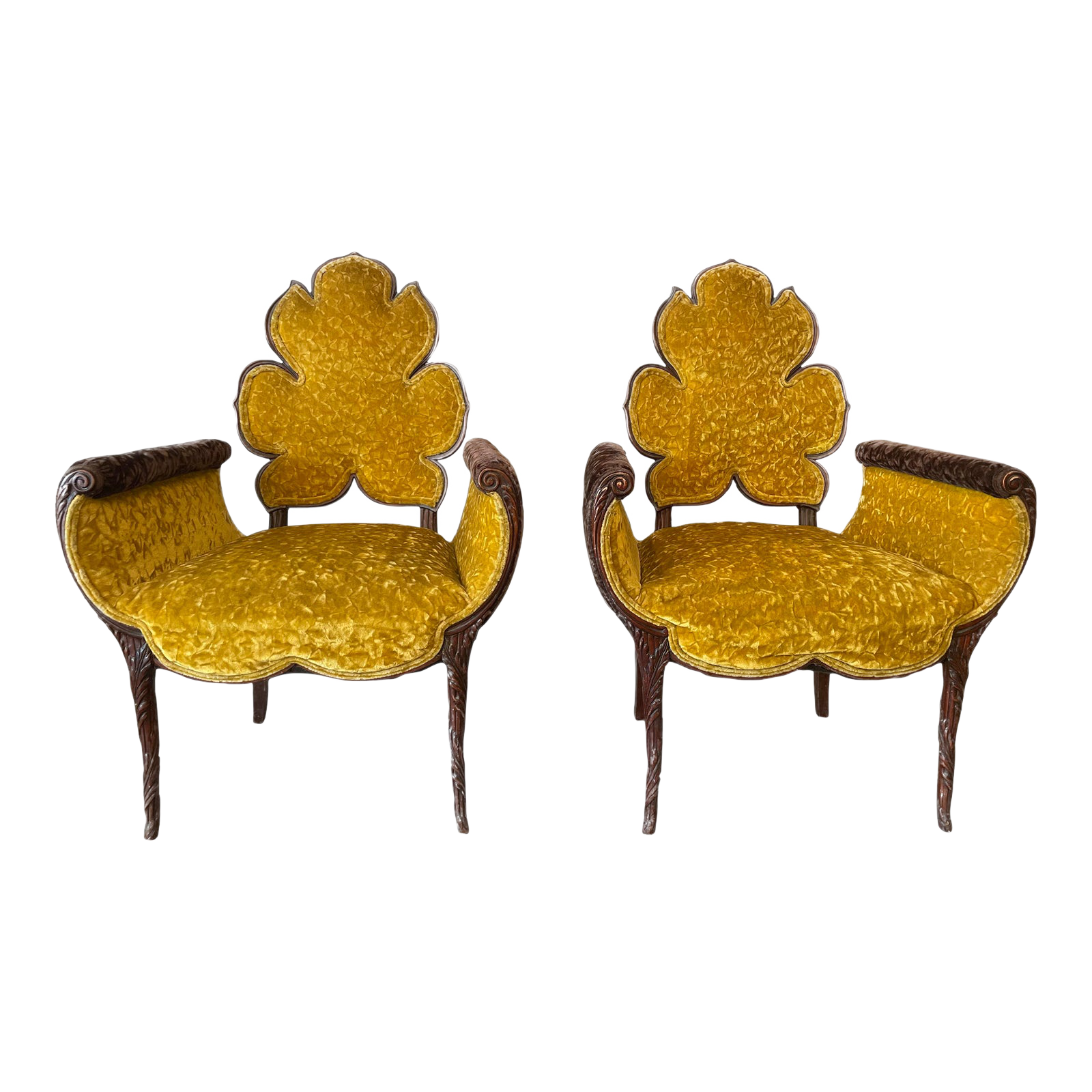 1940s Grosfeld House Vintage Chairs - a Pair