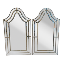 Load image into Gallery viewer, 1950’s Art Deco Mirrors - a Pair
