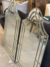 Load image into Gallery viewer, 1950’s Art Deco Mirrors - a Pair
