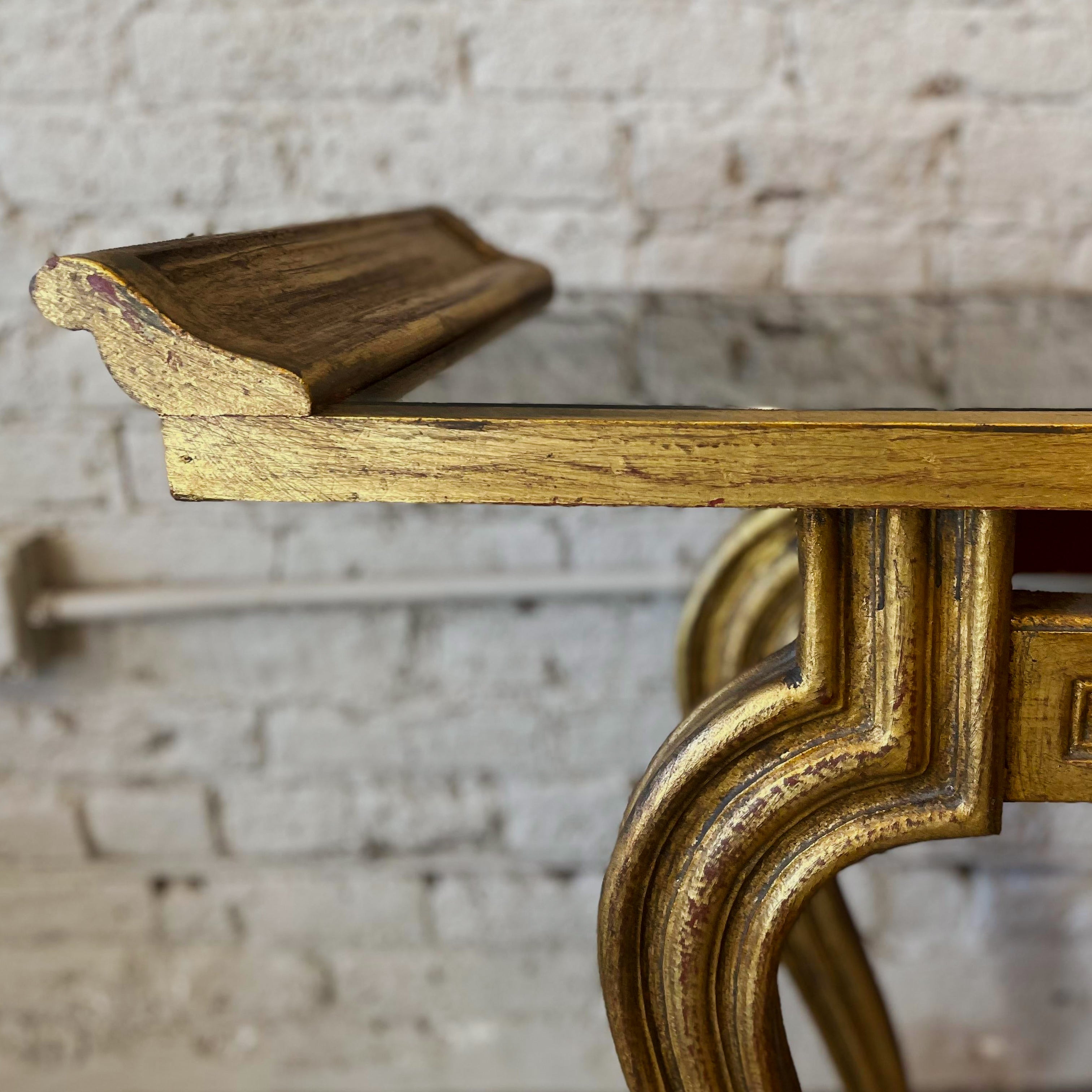 1950s Vintage Mid-Century Asian Altar-Style Console Table