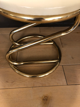 Load image into Gallery viewer, 1960s Mid-Century Brass Vanity Stool
