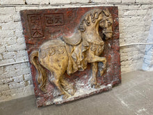Cargar imagen en el visor de la galería, 1960s Vintage Asian Fiberglass Tang Horse Wall Sculpture
