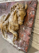 Load image into Gallery viewer, 1960s Vintage Asian Fiberglass Tang Horse Wall Sculpture

