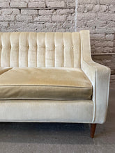Load image into Gallery viewer, 1960s Vintage Beige Upholstered Sofa
