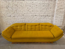 Load image into Gallery viewer, 1960s Vintage Gondola Sofa in the Manner of Adrian Pearsall With Scalloped Base
