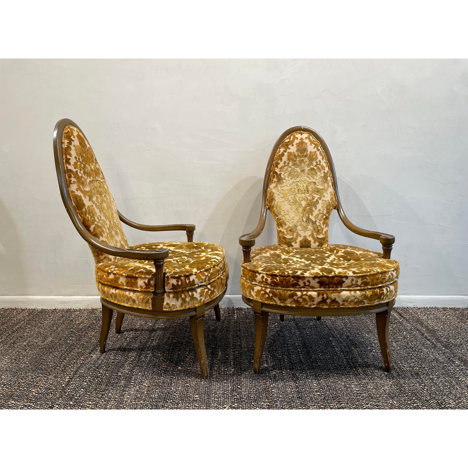 1960s Vintage Side Chairs - A Pair