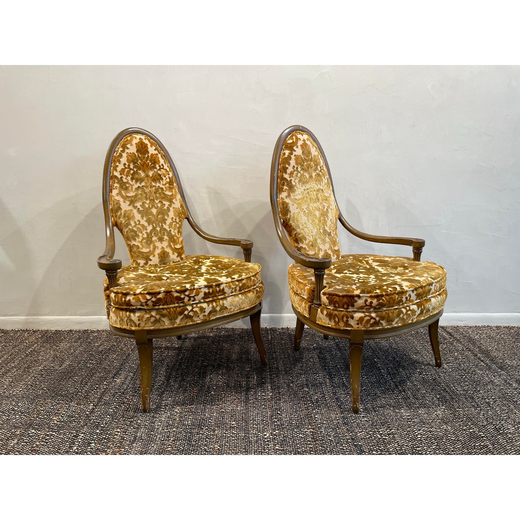 1960s Vintage Side Chairs - A Pair