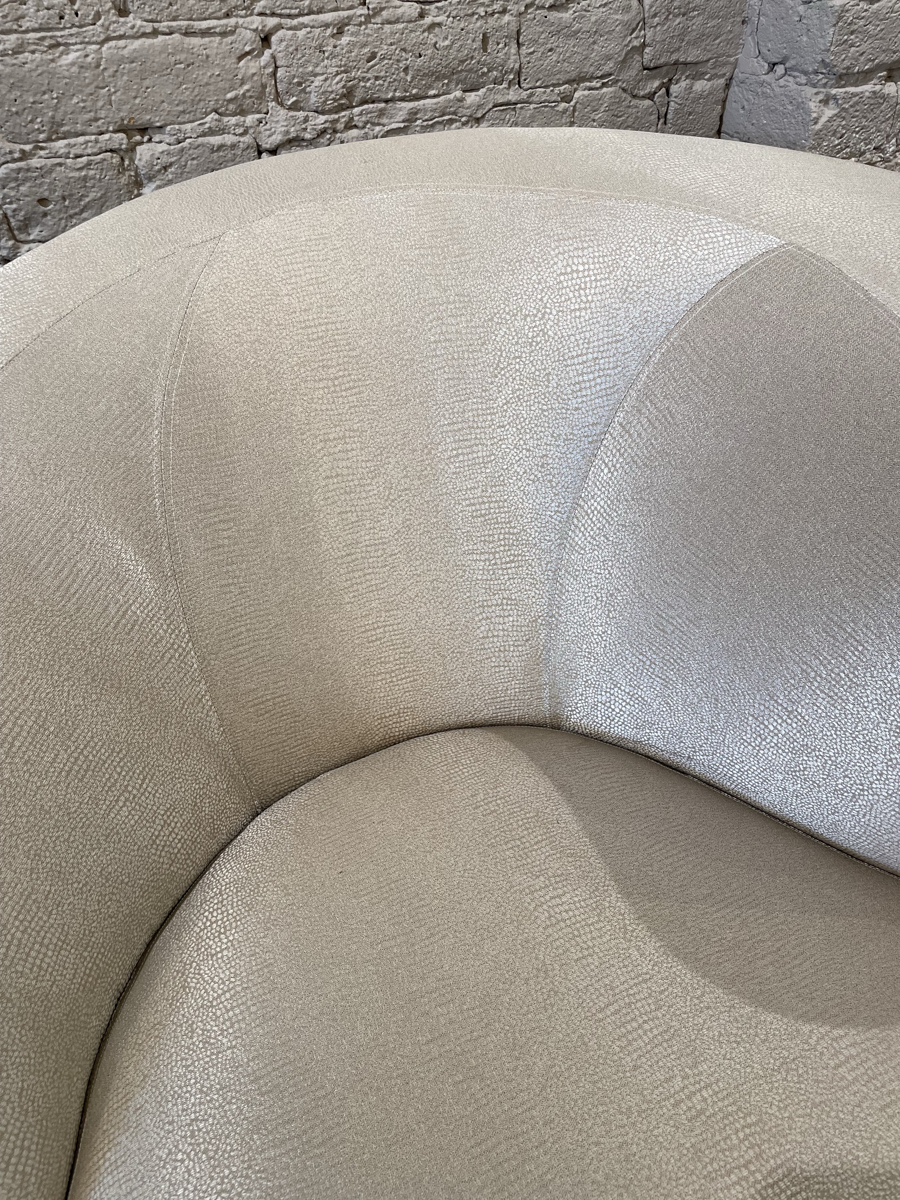 1970s Kagan Directional Nautilus Swivel Chairs Vintage - a Pair