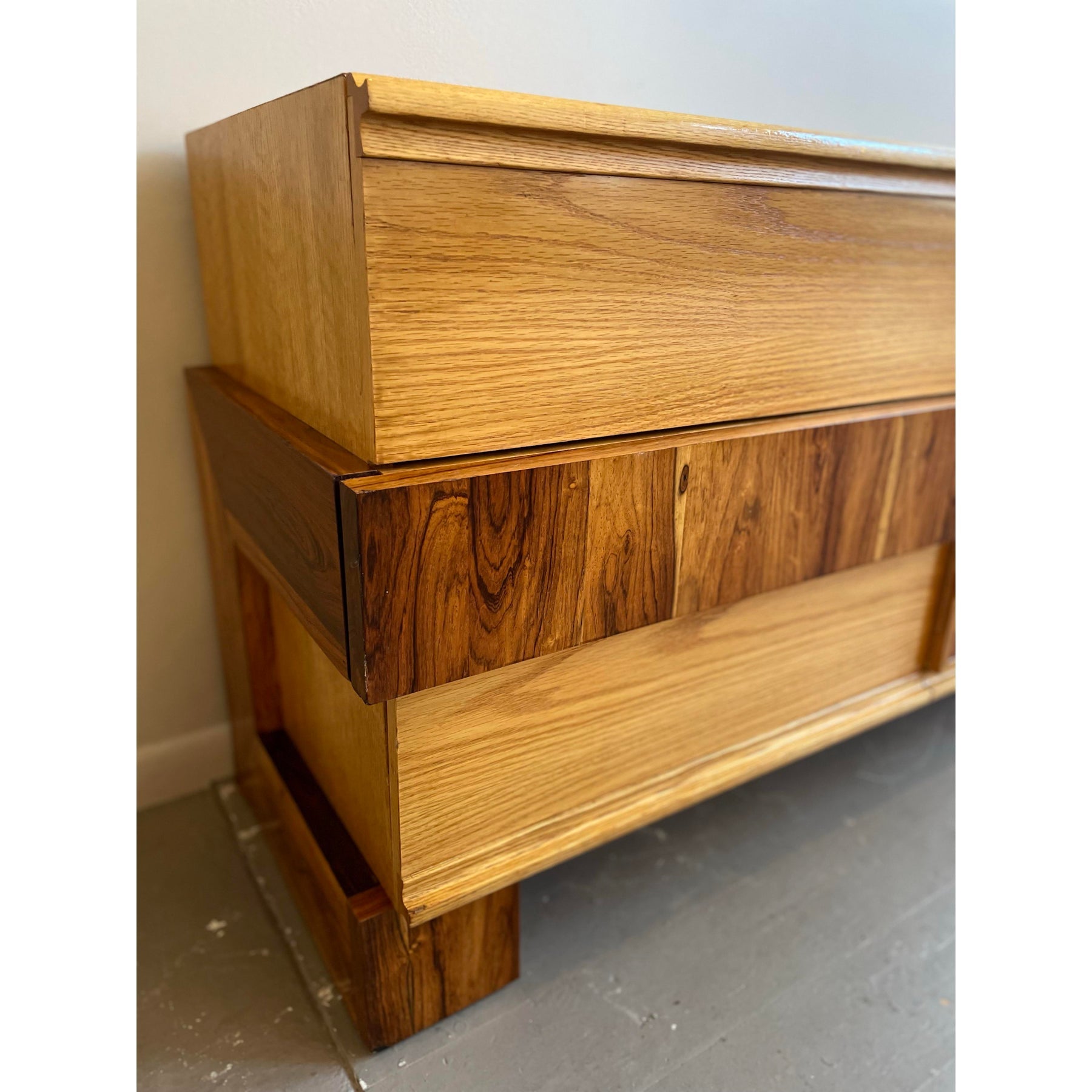 1970s Tabago Brutalist Vintage Dresser Credenza