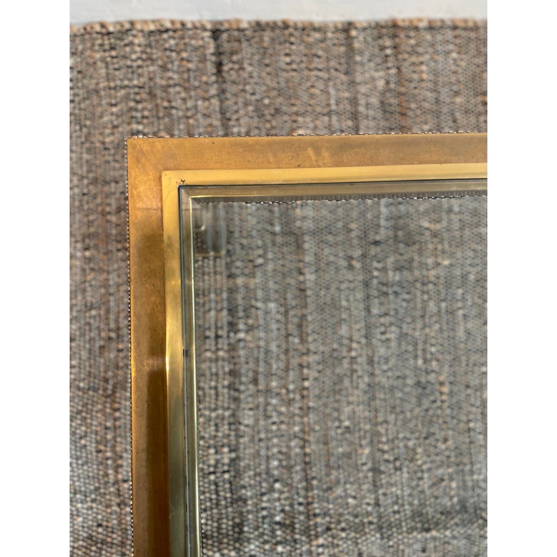 1970s Vintage in the Manner of Mastercraft Greek Key Brass and Glass Coffee Table