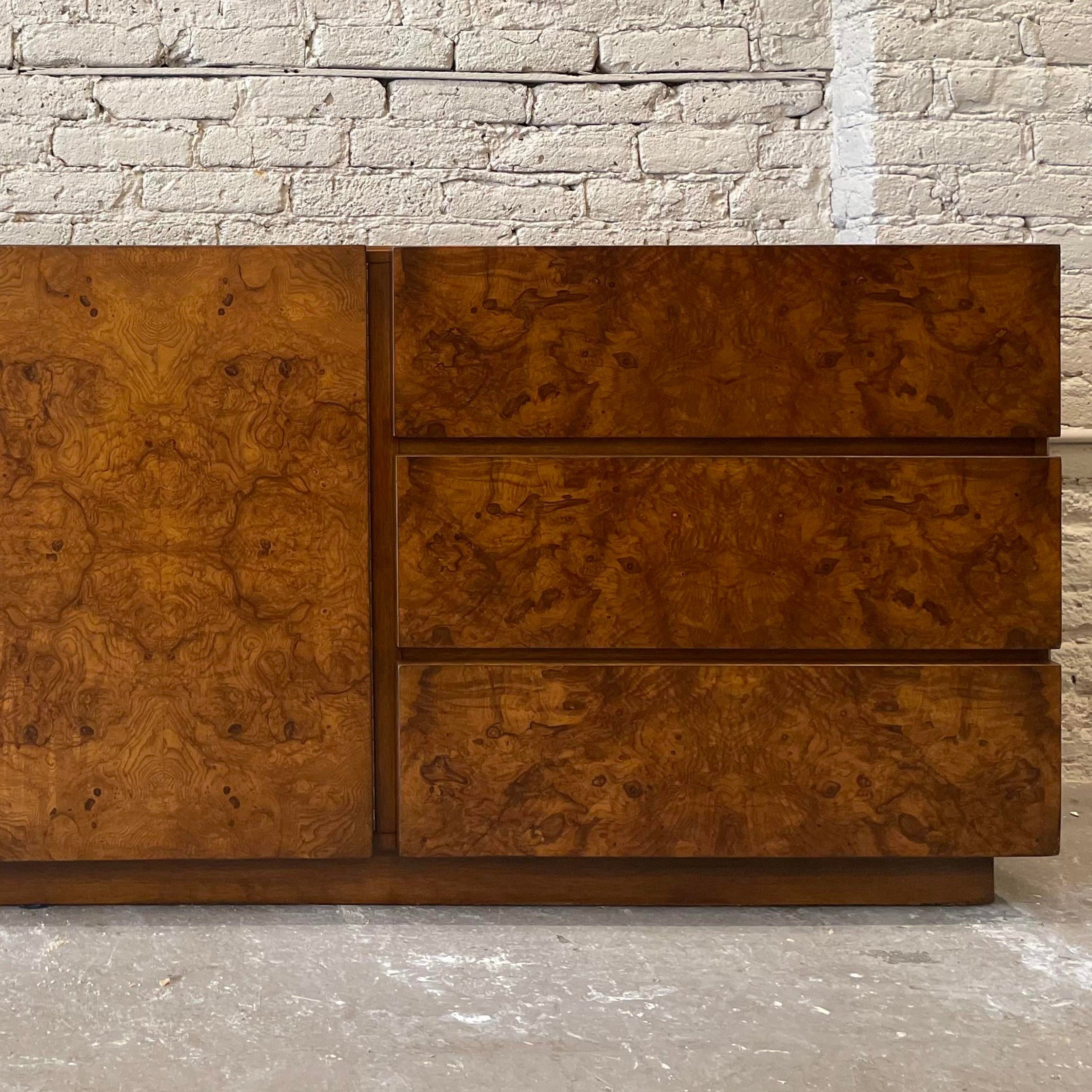 1970s Vintage Lane Burlwood Dresser