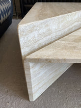 Load image into Gallery viewer, 1970s Vintage Up and Up Italian Travertine Coffee Table
