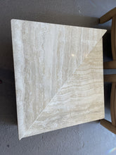 Load image into Gallery viewer, 1970s Vintage Up and Up Italian Travertine Coffee Table
