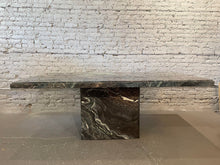 Load image into Gallery viewer, 1980s Cipollino Ondulato Post Modern Marble Dining Table
