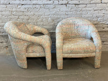 Load image into Gallery viewer, 1980s Postmodern Arc Chairs in the Style of Kagan - a Pair

