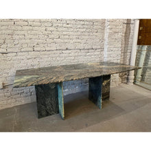Load image into Gallery viewer, 1980s Postmodern Cipollino Ondulato Dining Table
