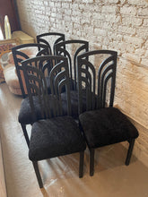 Cargar imagen en el visor de la galería, 1980s Postmodern Dining Chairs - Set of 5
