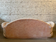 Load image into Gallery viewer, 1980s Postmodern Sofa With Brass Detailing
