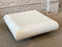 Load image into Gallery viewer, 1980s Postmodern Square Plaster Coffee Table on Plinth Base
