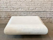 Load image into Gallery viewer, 1980s Postmodern Square Plaster Coffee Table on Plinth Base
