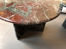 Cargar imagen en el visor de la galería, 1980s Postmodern Tear Drop Marble Coffee Tables - a Pair
