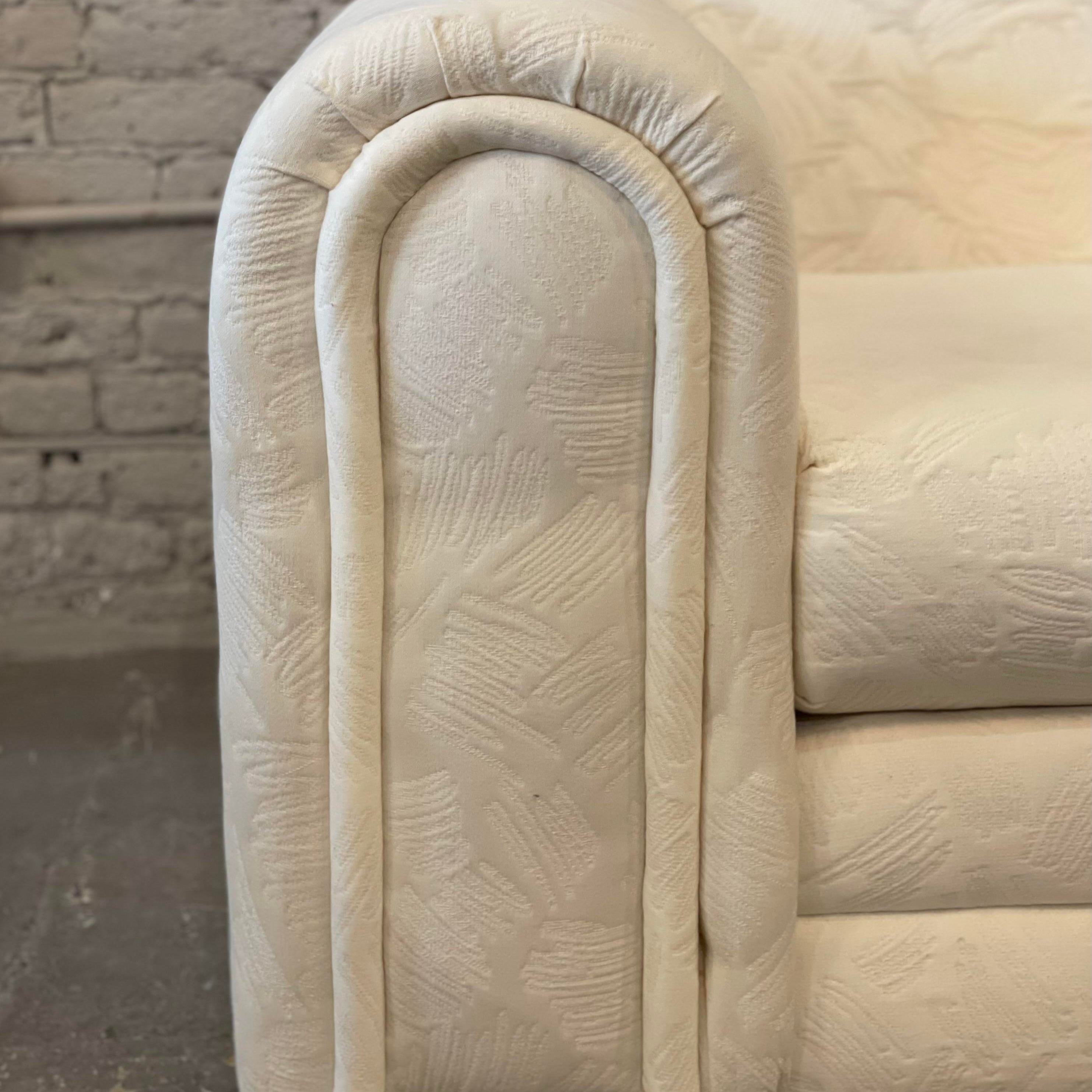 1980s Postmodern Vintage Loveseat Sofa