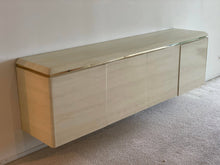 Load image into Gallery viewer, 1980s Postmodern Wall Mount Credenza Sideboard Buffet Signed
