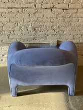 Cargar imagen en el visor de la galería, 1980s Preview Postmodern Oversized Lounge Side Chair
