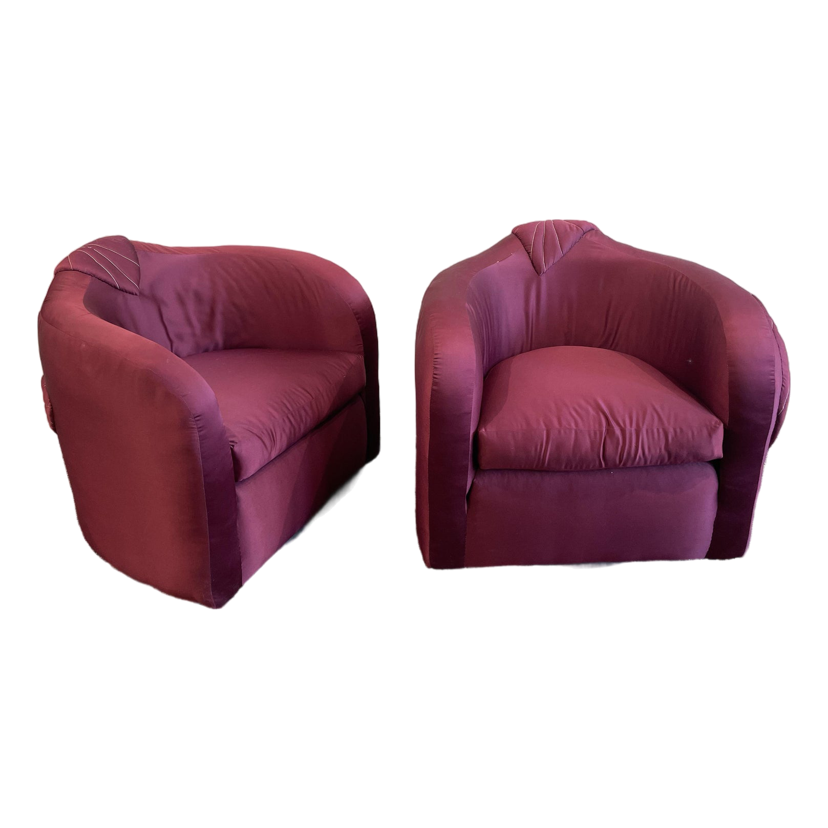 1980s Vintage 360 Swivel Chairs - A Pair