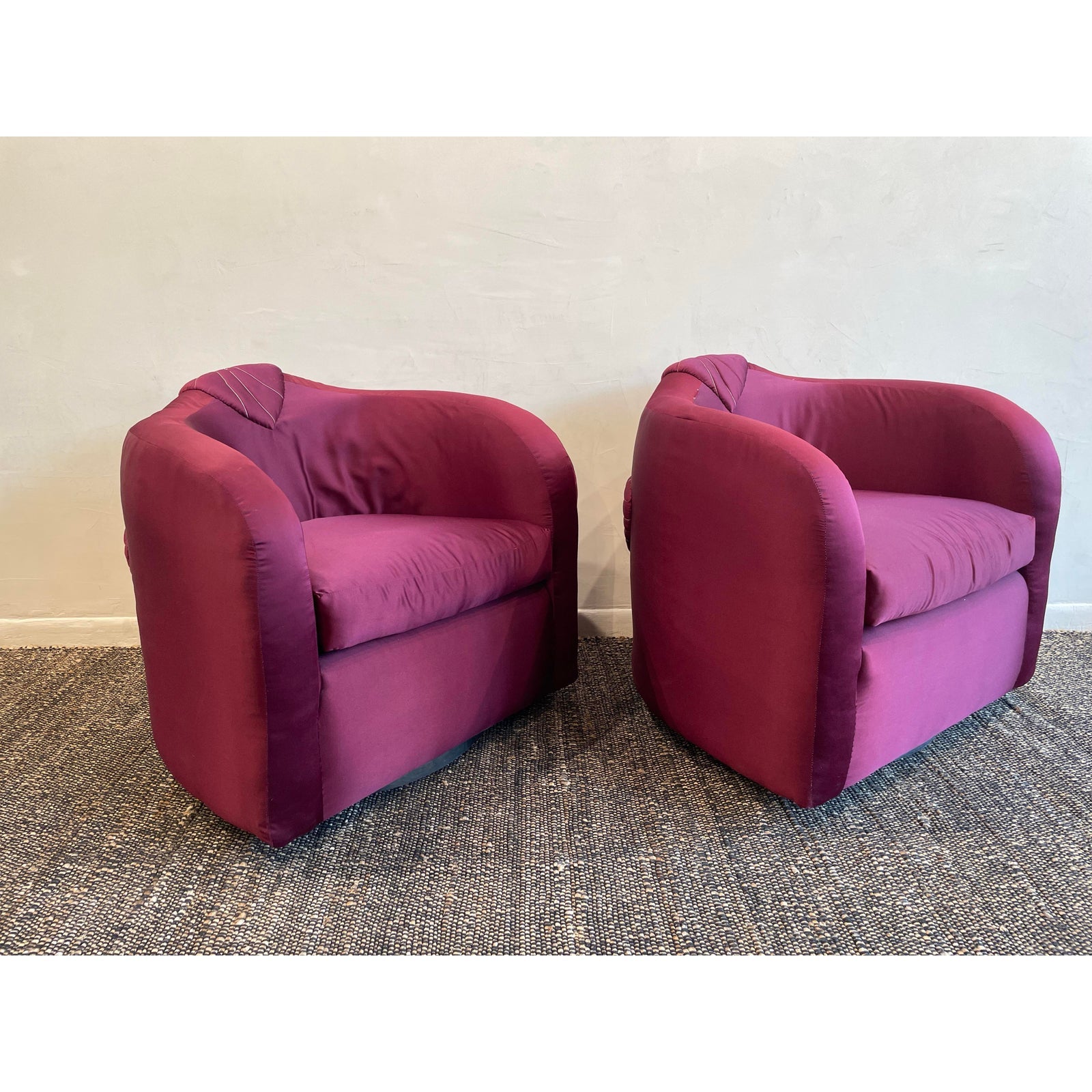 1980s Vintage 360 Swivel Chairs - A Pair