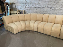 Load image into Gallery viewer, 1980s Vintage Channeled Sectional Sofa
