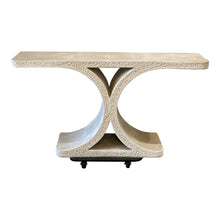 Load image into Gallery viewer, 1980s Vintage Concrete Console Table in the Style of Karl Lagerfeld
