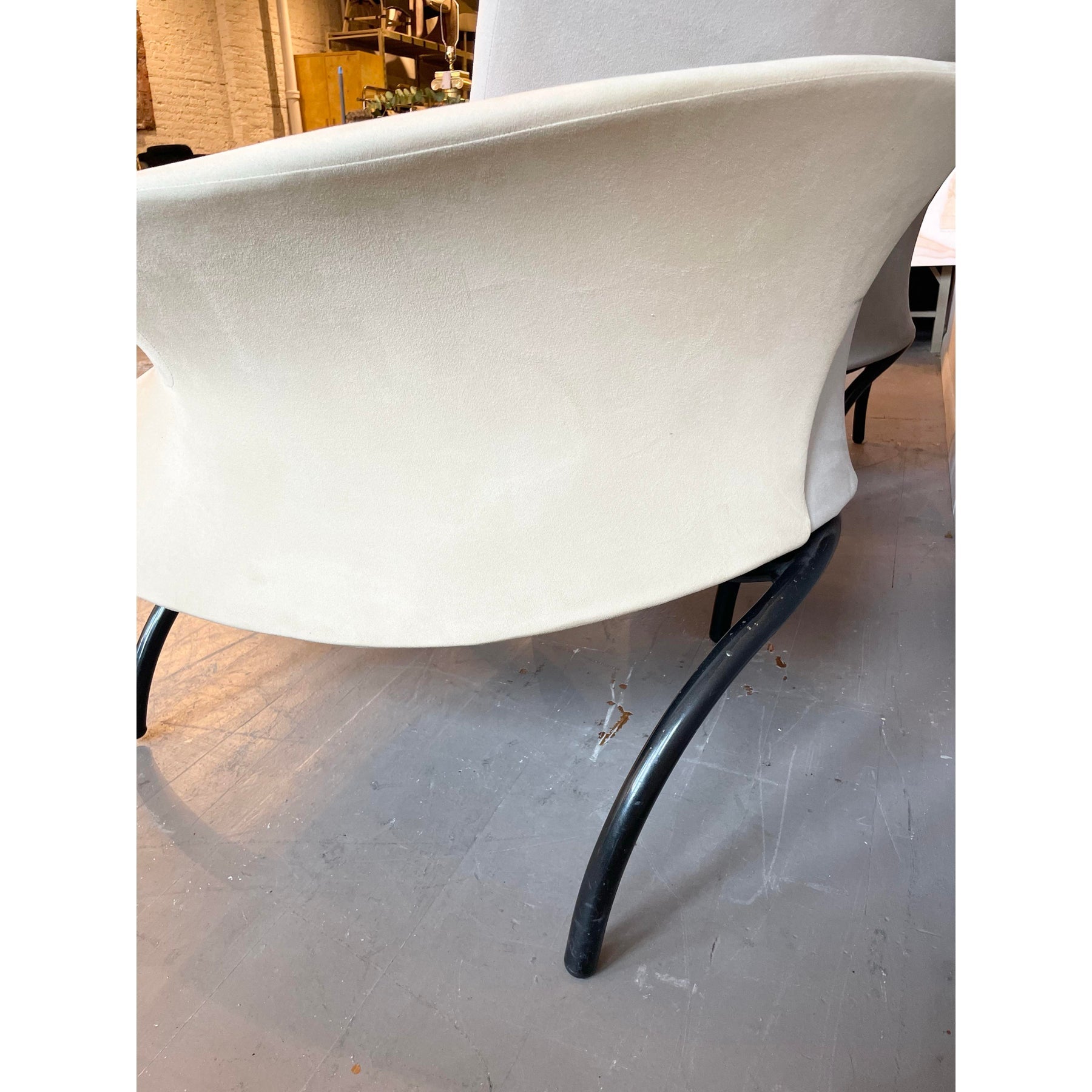 1980s Vintage Italian Chairs in the Manner of Giorgio Saporiti - A Pair