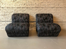 Load image into Gallery viewer, 1980s Vintage Postmodern Curved Chairs - a Pair
