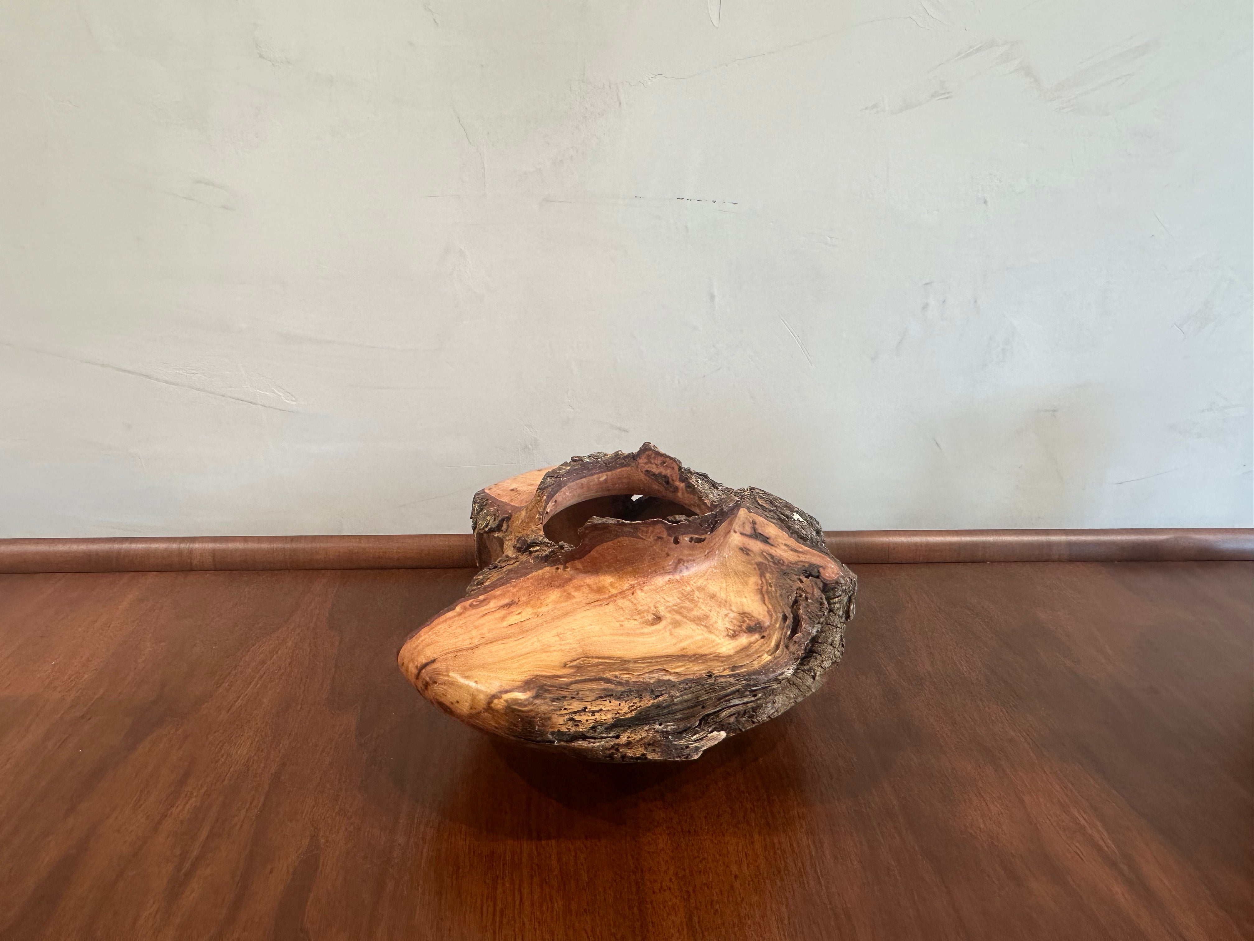 Burled Wood Sculpture