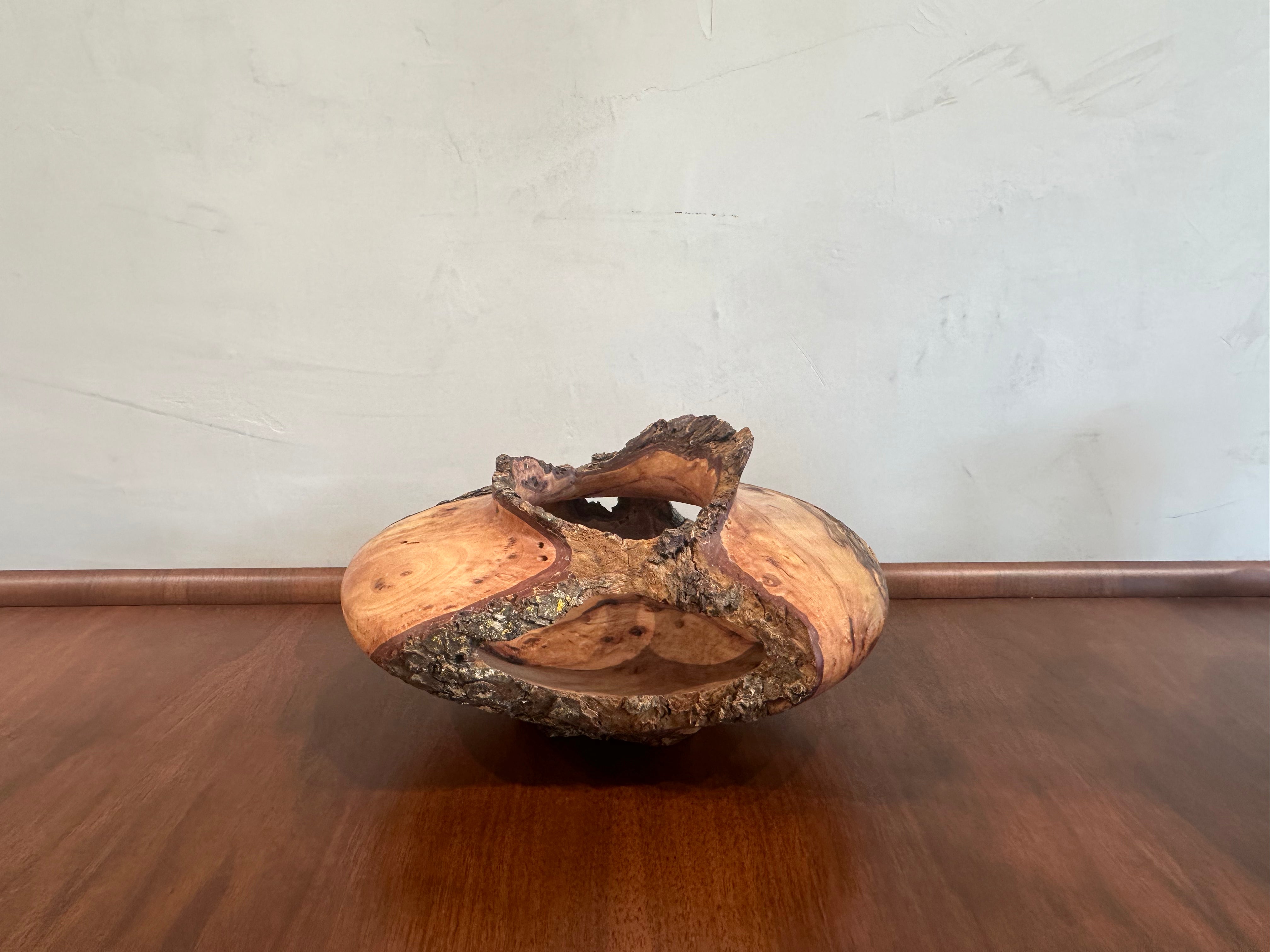 Burled Wood Sculpture