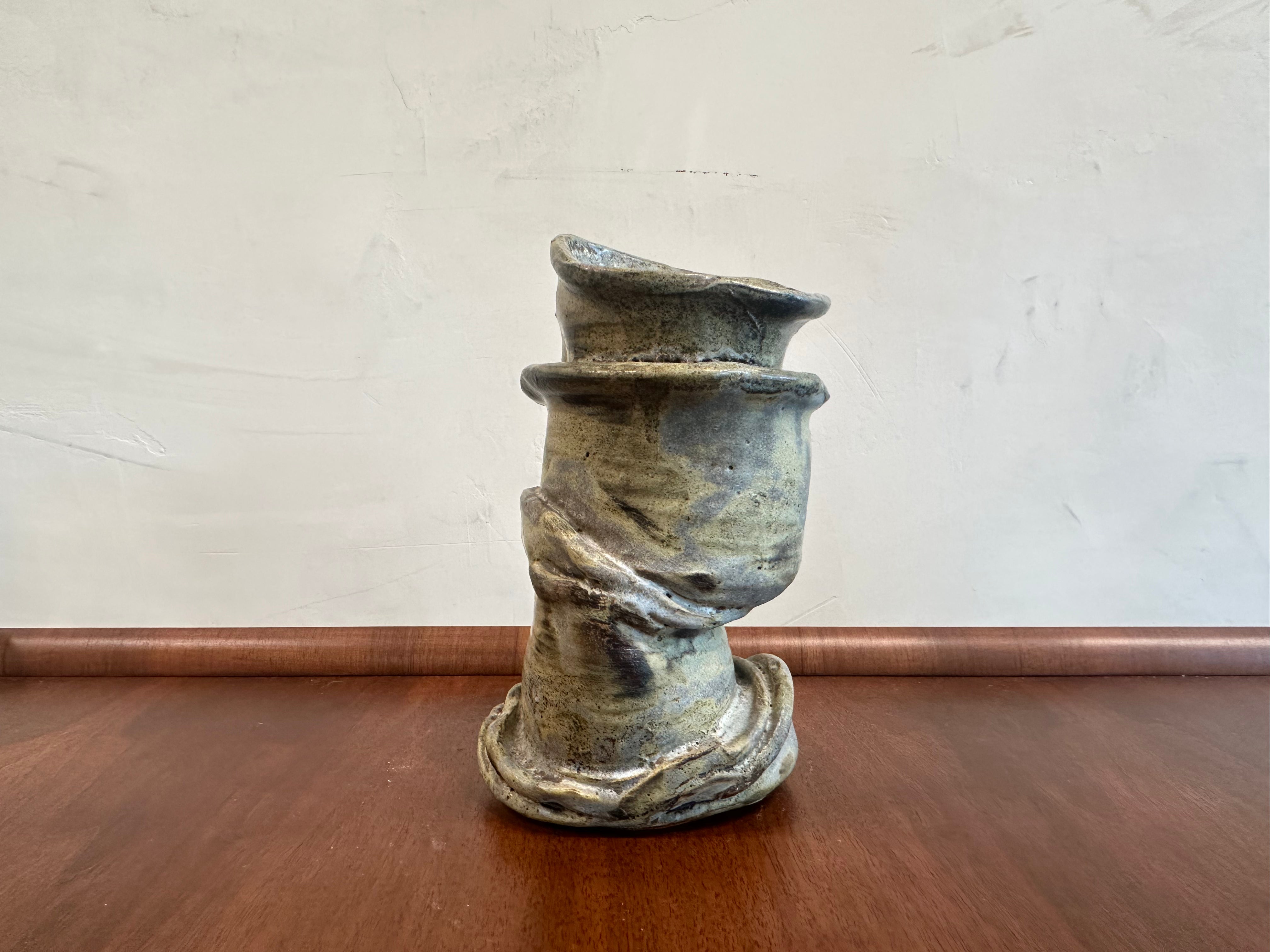 Vintage Green Vase
