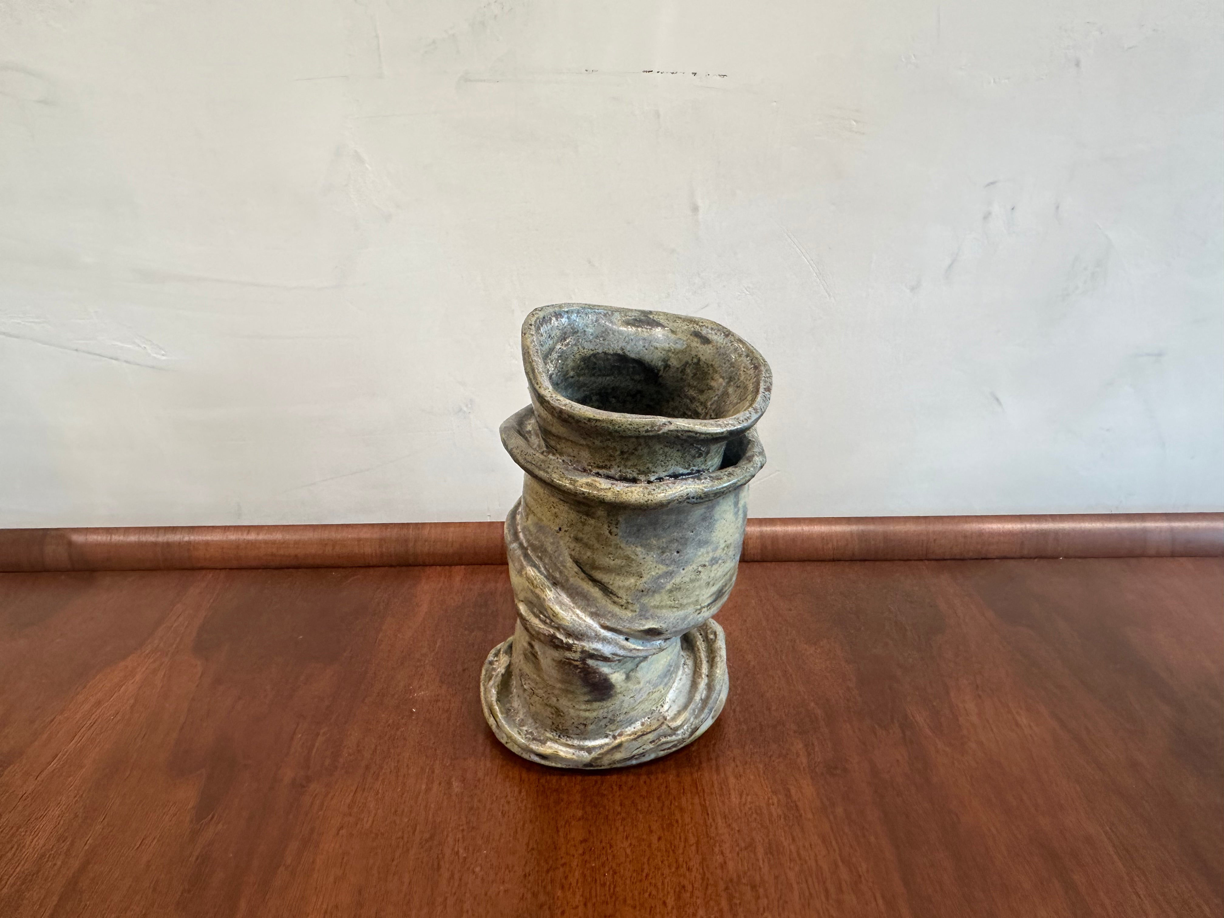 Vintage Green Vase